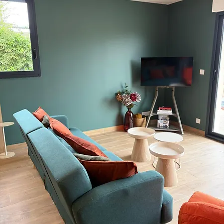 La Mesa Normande, Et Avec Jardin Semesterbostad Vaux-sur-Seulles