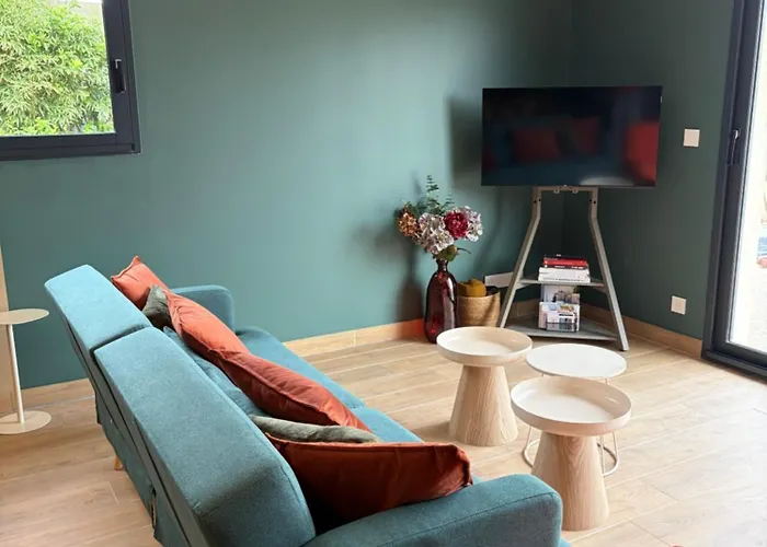 La Mesa Normande, Et Avec Jardin Semesterbostad Vaux-sur-Seulles